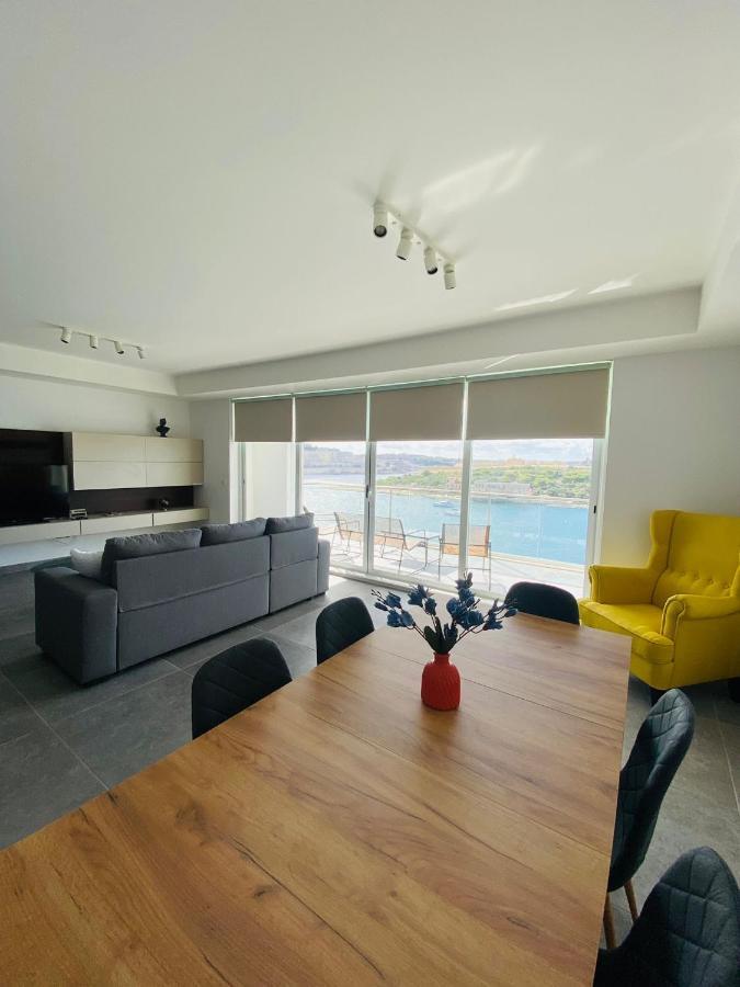 Sliema Seaview Apartment- Valletta Views - Apt 8, 49 Tigne Point Mansions Kültér fotó